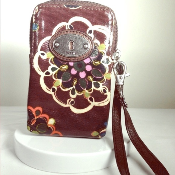 Fossil Key-Per Cell Phone Wristlet - Picture 1 of 4